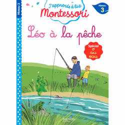ISBN Léo à la pêche, niveau 3 - J'apprends à lire Montessori, Éducatif, Français, 32 pages