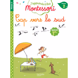 ISBN Cap vers le Sud, niveau 2 - J'apprends à lire Montessori, Éducatif, Français, 32 pages