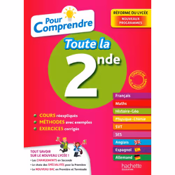 ISBN Pour Comprendre Toutes Les Matières 2nde, Éducatif, Français, 448 pages
