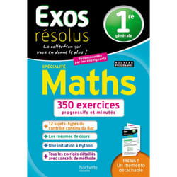 Exos résolus SPECIALITE Maths 1re (Broché)