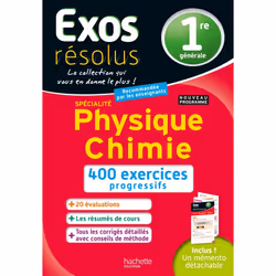 ISBN Exos Résolus SPECIALITE Physique-Chimie 1re, Éducatif, Français, 374 pages