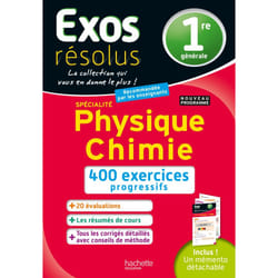 Exos Résolus SPECIALITE Physique-Chimie 1re (Broché)