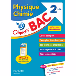 ISBN Objectif Bac Physique Chimie 2nde, Éducatif, Français, 320 pages