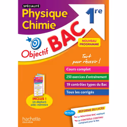 ISBN Objectif Bac Spécialité Physique Chimie 1ère, Éducatif, Français, 384 pages