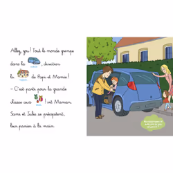 Les histoires de P'tit Sami Maternelle (3-5 ans) : Sami et Julie à la chasse aux oeufs (Cartonné)