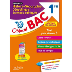Histoire géographie, géopolitique, sciences politiques 1re, spécialité - nouveau programme (Broché)