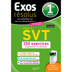 ISBN Exos Résolus - SPECIALITE SVT 1ère, Éducatif, Français, 352 pages