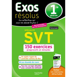 Exos Résolus - SPECIALITE SVT 1ère (Broché)