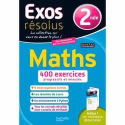 ISBN Exos Résolus - Maths 2nde, Éducatif, Français, 320 pages