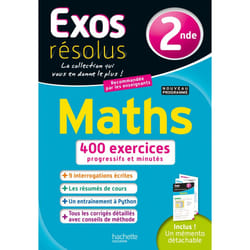 Exos Résolus - Maths 2nde (Broché)