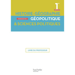 ISBN Histoire/Géographie, Géopolitique, Sciences politiques 1ère spé- Livre professeur - Ed. 2019