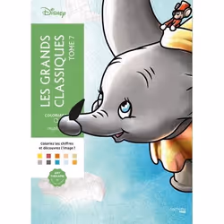 Coloriages mystères - Les Grands classiques Disney Tome 7