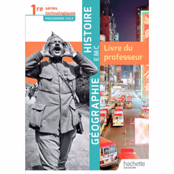 ISBN Histoire-Géographie-EMC 1re séries technologiques - Livre du professeur - Éd. 2019, Éducatif, Français, 180 pages