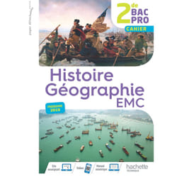 HISTOIRE-GEOGRAPHIE EMC 2DE BAC PRO. CAHIER, EDITION 2019, Brunel Nicolas