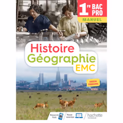 ISBN Histoire-Géographie-EMC 1re Bac Pro - Livre élève - Éd. 2020, Éducatif, Français, 192 pages