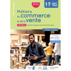 Métiers du commerce et de la vente option A 1re/Term Bac Pro - livre élève - Éd. 2020 (Broché)