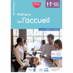 ISBN Métiers de l'accueil 1re/Term Bac Pro - Cahier de l'élève - Éd. 2020, Éducatif, Français, 320 pages