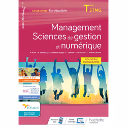 ISBN En situation Management, Sciences de gestion et numérique - cahier de l'élève - Éd. 2020, Éducatif, Français, 256 pages