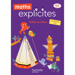 ISBN Maths Explicites CE2 - Fichier élève - Edition 2021, Éducatif, Français, 192 pages