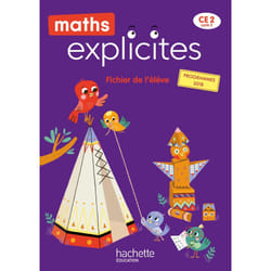 Maths Explicites CE2 - Fichier élève - Edition 2021 (Broché)