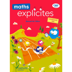 ISBN Maths Explicites CM2 - Manuel élève - Edition 2021, Éducatif, Français, 192 pages