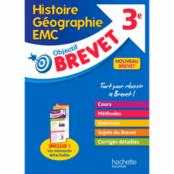 ISBN Objectif Brevet - Histoire-Géographie-Éducation civique, Éducatif, Français, 224 pages