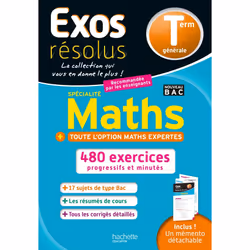 ISBN Exos Résolus Spécialité Maths (+ Maths expertes) Terminale, Éducatif, Français, 544 pages
