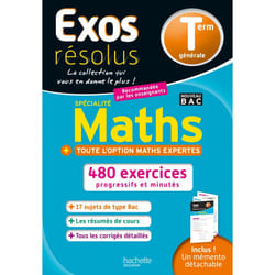 Livre - exos résolus , spécialité maths , terminale générale