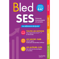 ISBN Bled SES, Éducatif, Français, 336 pages