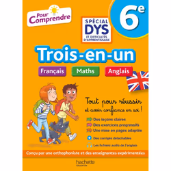 ISBN Pour Comprendre - 6e Spécial DYS (dyslexie) et difficultés d'apprentissage - Français Maths Anglais, Éducatif, Français, ...