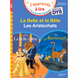 ISBN Disney - La Belle et la bête / Les Aristochats Spécial DYS (dyslexie), Éducatif, Français, 64 pages