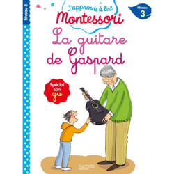 La guitare de Gaspard, niveau 3 - J'apprends à lire Montessori (Poche)
