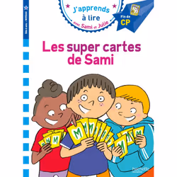ISBN Sami et Julie CP niveau 3 - Les super cartes de Sami, Éducatif, Français, 32 pages