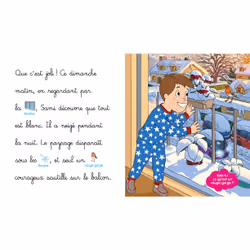 Les histoires de P'tit Sami Maternelle (3-5 ans) : Le bonhomme de neige de Sami et Julie (Cartonné)