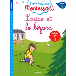ISBN Louise et le lézard (son z/s), niveau 3 - J'apprends à lire Montessori, Éducatif, Français, 32 pages