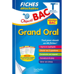 Objectif Bac - Fiches Le Grand oral du Bac (Broché)
