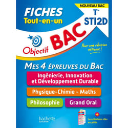 Objectif BAC Fiches Tout-en-un Tle STI2D