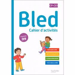 ISBN Bled CP-CE1 - Cahier de l'élève - Edition 2022, Éducatif, Français, 64 pages