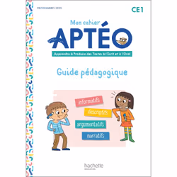 ISBN Mon cahier Aptéo CE1 - Guide pédagogique - Ed. 2022, Éducatif, Français, 96 pages