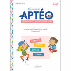 ISBN Mon cahier Aptéo CE2 - Cahier élève - Ed. 2022, Éducatif, Français, 80 pages