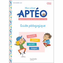 ISBN Mon cahier Aptéo CE2 - Guide pédagogique - Ed. 2022, Éducatif, Français, 96 pages