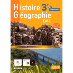 ISBN Histoire-Géographie 3e Prépa-métiers - Livre élève - éd. 2023, Éducatif, Français, 160 pages
