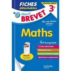 Objectif Brevet - Fiches Maths (Broché)