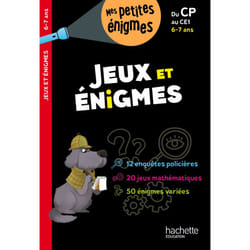 Jeux et énigmes Du CP au CE1 - Cahier de vacances 2023 (Broché)