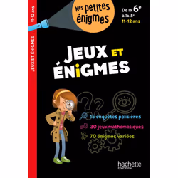 ISBN Jeux et énigmes De la 6e à la 5e - Cahier de vacances 2022, Éducatif, Français, 128 pages