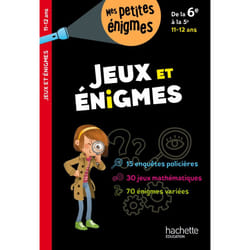 Jeux et énigmes De la 6e à la 5e - Cahier de vacances 2023 (Broché)