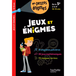 ISBN Jeux et énigmes De la 5e à la 4e - Cahier de vacances 2022, Éducatif, Français, 128 pages