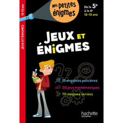 Jeux et énigmes De la 5e à la 4e - Cahier de vacances 2023 (Broché)