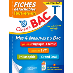 ISBN Objectif BAC Fiches Tout-en-un Tle Spécialités Physique-chimie et SVT + Philo + Grand oral, Éducatif, Français, 352 page ...