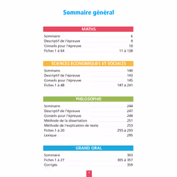 Objectif BAC Fiches  Tout-en-un Tle Spécialités Maths et SES + Philo + Grand oral